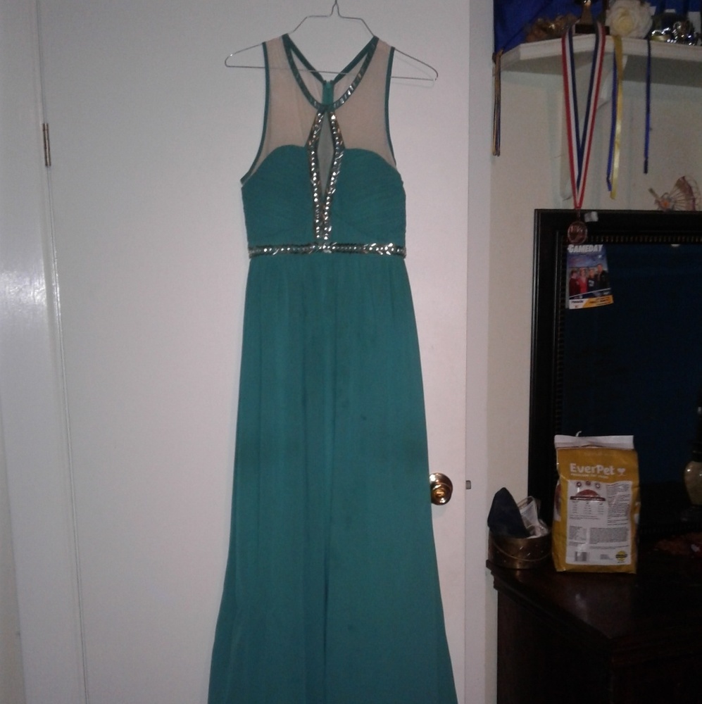 Teal Prom Dress